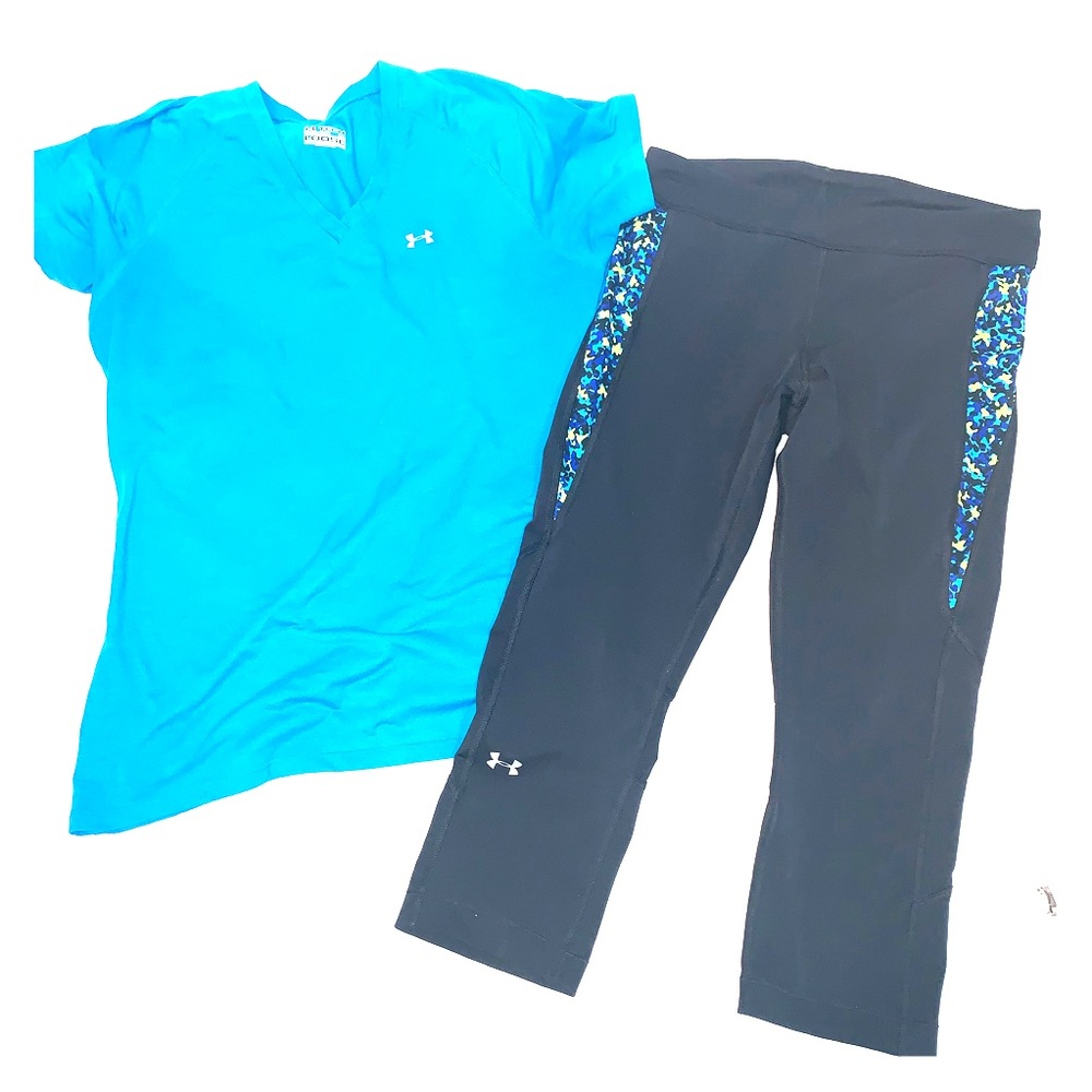 Under armour outfit small top med bottom